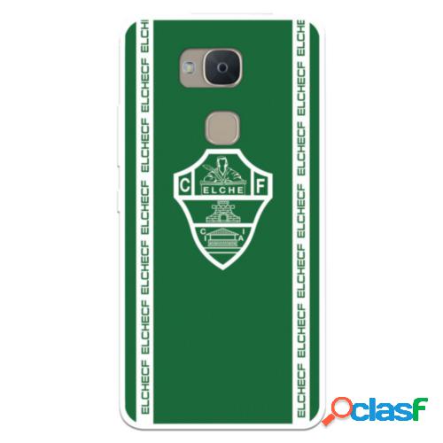 Funda Para Bq Aquaris V Del Elche Cf Escudo Fondo Verde