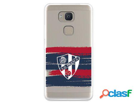 Funda Para Bq Aquaris V Del Huesca Rayas Transparente -