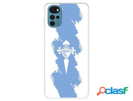 Funda Para Motorola Moto G22 Del Rc Celta Escudo Trazo Azul