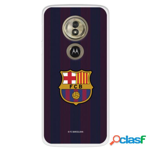 Funda Para Motorola Moto G6 Play Del Fc Barcelona Rayas