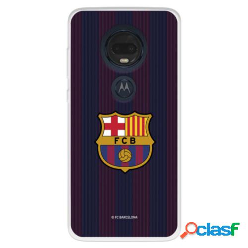 Funda Para Motorola Moto G7 Del Fc Barcelona Rayas Blaugrana