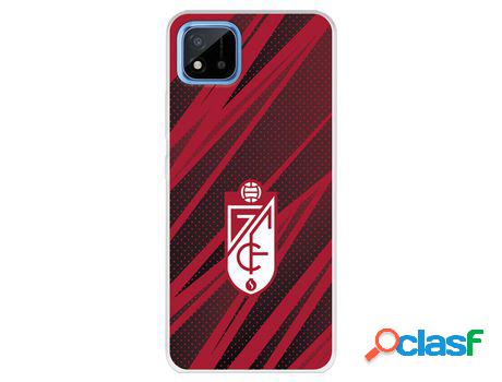 Funda Para Realme 8I Del Granada Cf Escudo - Líneas Rojas Y