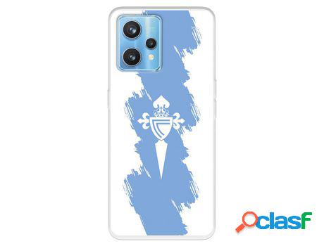 Funda Para Realme 9 Pro+ Del Rc Celta Escudo Trazo Azul -