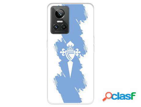 Funda Para Realme Gt Neo 3 Del Rc Celta Escudo Trazo Azul -