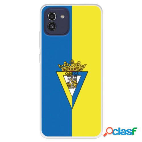 Funda Para Samsung Galaxy A03 Del Cádiz Cf Escudo Fondo