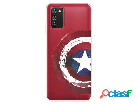 Funda Para Samsung Galaxy A03S Oficial De Marvel Capitán