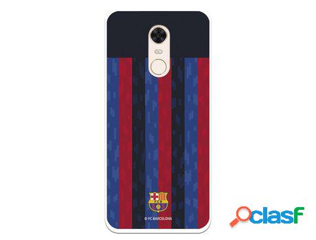 Funda Para Xiaomi Redmi 5 Plus Del Fc Barcelona Fondo Rayas