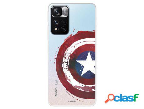 Funda Para Xiaomi Redmi Note 11 Oficial De Marvel Capitán