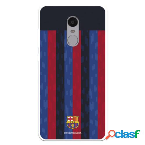 Funda Para Xiaomi Redmi Note 4 Del Fc Barcelona Fondo Rayas