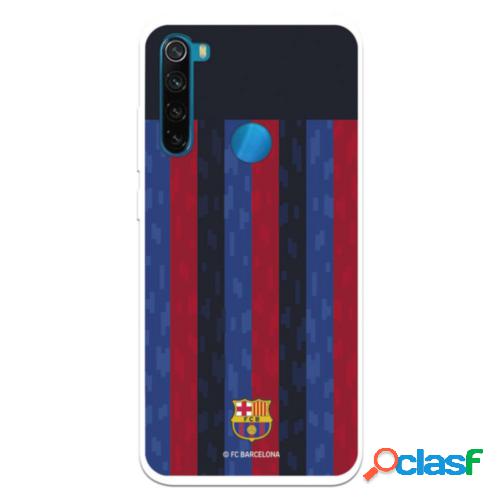 Funda Para Xiaomi Redmi Note 8 Del Fc Barcelona Fondo Rayas