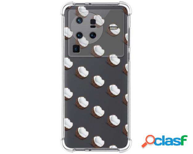 Funda Silicona Antigolpes para Vivo X80 Pro 5G diseño Cocos