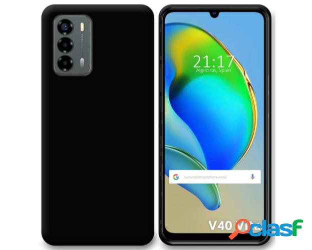 Funda Silicona Gel TPU Negra para ZTE Blade V40 Vita