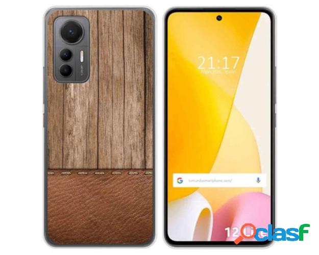 Funda Silicona para Xiaomi 12 Lite 5G diseño Madera 09