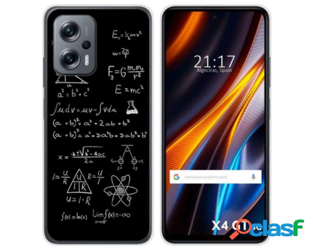 Funda Silicona para Xiaomi Poco X4 GT 5G diseño Formulas