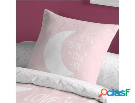 Funda de Cojín COTTON ARTEAN Moon (Rosa - 50x50 cm -