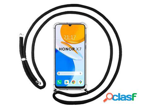 Funda para Huawei Honor X7 TUMUNDOSMARTPHONE Colgante Negro