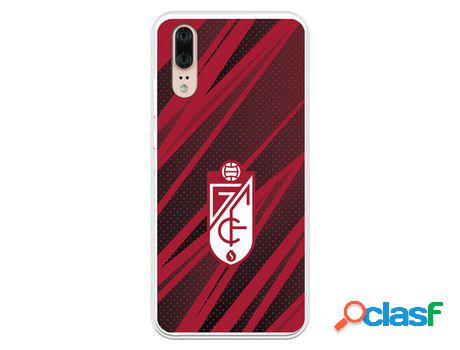 Funda para Huawei P20 del Granada CF Escudo -Rojas y Negras