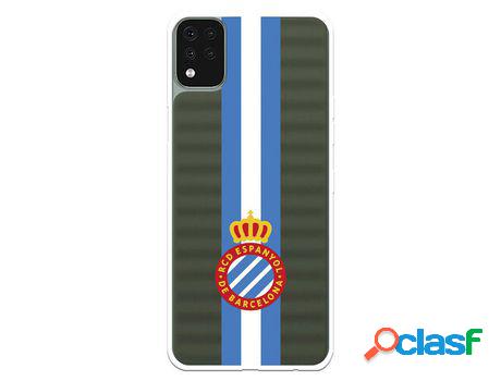 Funda para LG K42 del RCD Espanyol Escudo Albiceleste Escudo
