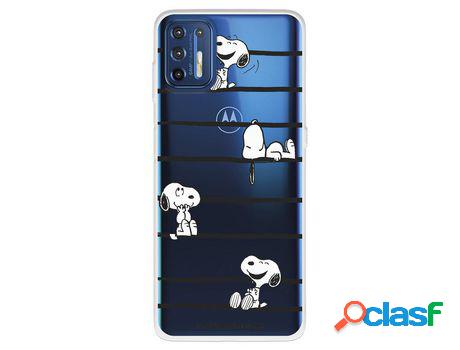 Funda para Motorola Moto G9 Plus Oficial de Peanuts Snoopy