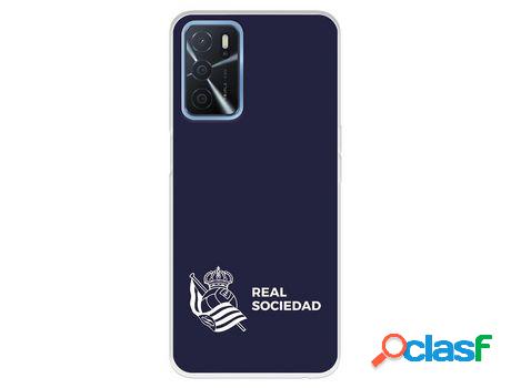 Funda para Oppo A16 Real Sociedad de Fútbol Azul Oscuro