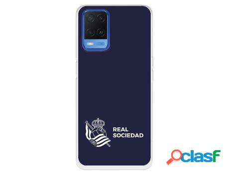 Funda para Oppo A54 4G Real Sociedad de Fútbol Azul Oscuro