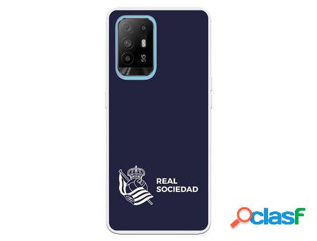 Funda para Oppo A94 5G Real Sociedad de Fútbol Azul Oscuro