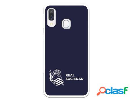 Funda para Samsung Galaxy A40 Real Sociedad de Fútbol Azul