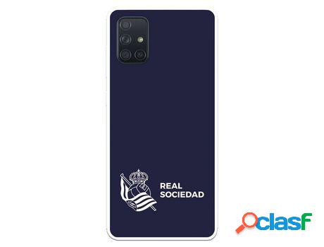 Funda para Samsung Galaxy A71 Real Sociedad de Fútbol Azul