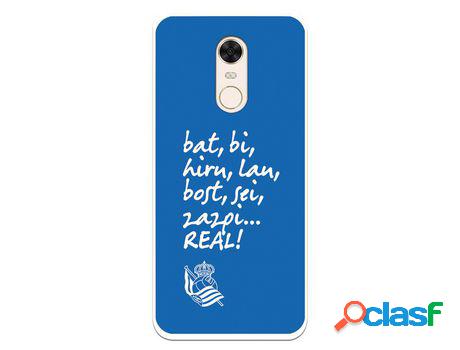Funda para Xiaomi Redmi 5 Plus Real Sociedad de Fútbol