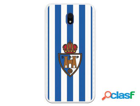 Funda para Xiaomi Redmi 8A del Ponferradina rayas azules y