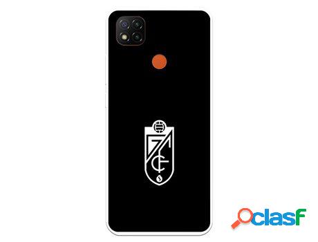 Funda para Xiaomi Redmi 9C del Granada CF Escudo Fondo Negro