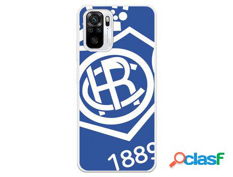 Funda para Xiaomi Redmi Note 10 del Recre Escudo Fondo azul