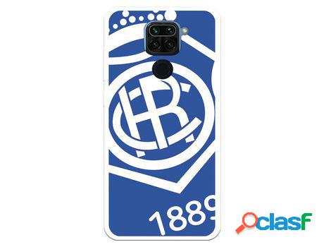 Funda para Xiaomi Redmi Note 9 del Recre Escudo Fondo azul -