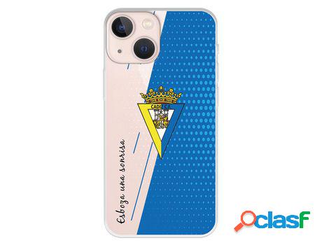 Funda para iPhone 13 Mini del Cádiz Esboza una sonrisa -