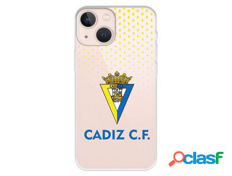 Funda para iPhone 13 Mini del Cádiz Escudo Transparente