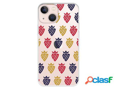 Funda para iPhone 13 Mini del Osasuna Patron Escudos Colores