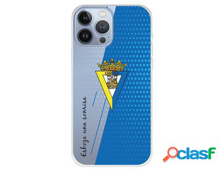 Funda para iPhone 13 Pro Max del Cádiz Esboza una sonrisa -