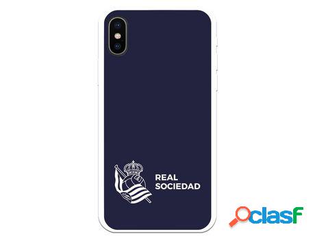 Funda para iPhone X Real Sociedad de Fútbol Azul Oscuro