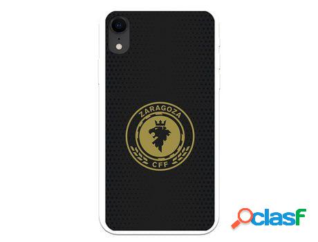 Funda para iPhone XR del Zaragoza CF Femenino Escudo Fondo