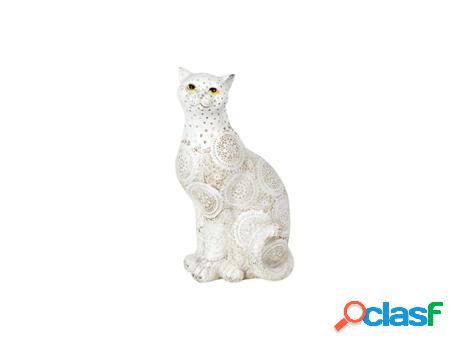 Gato Resina Con Relieve de Mandalas Figuras Animales