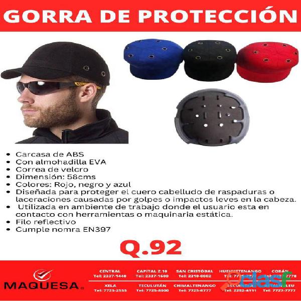 Gorra de Protección.