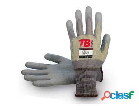 Guante nylon gris con kevlar palma poliuretano 500nevercut