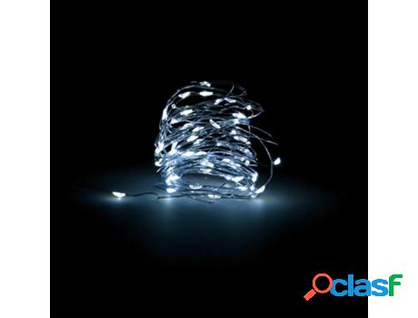 Guirnalda luces navidad microled 40 leds color blanco frio.