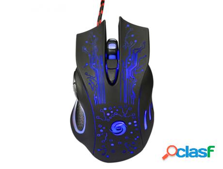 High-Performance Wired Gaming Mouse, Optical Mouse With 7