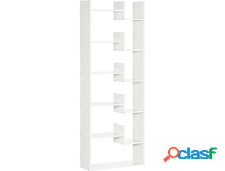 Homcom Estantería Librería De 6 Niveles Estantería De