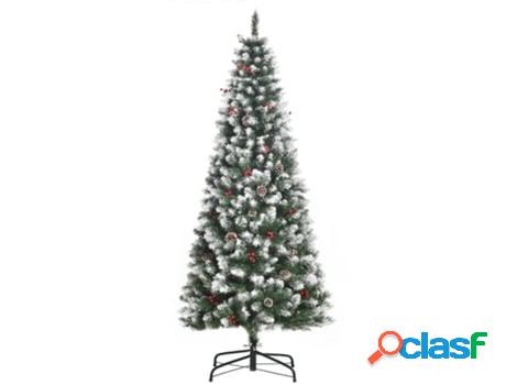 Homcom Árbol De Navidad Artificial Plegable 180 Cm Con