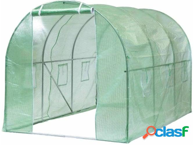 Invernadero NATURE (Verde - Metal Galvanizado y Polietileno