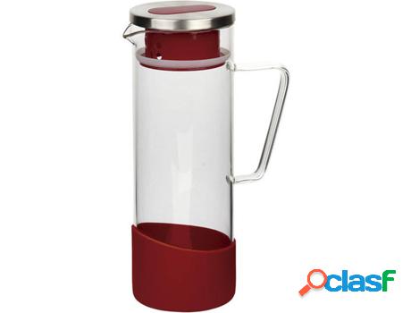 Jarra Borosilicato Modelo Tropical Rojo 1300Ml