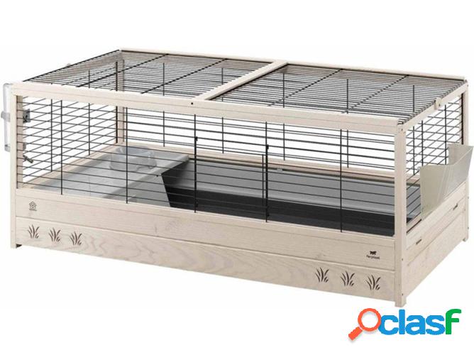 Jaula para Conejos FERPLAST (Blanco - 125x64.5x51cm - Acero)