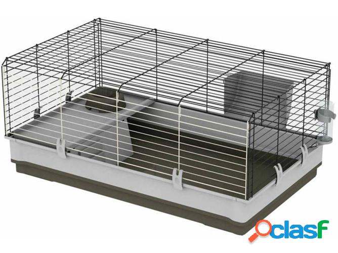 Jaula para Conejos FERPLAST (Verde - 100x60x50cm - Acero)